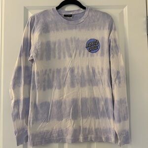 SANTA CRUZ Wave Dot Mens Long Sleeve Tee